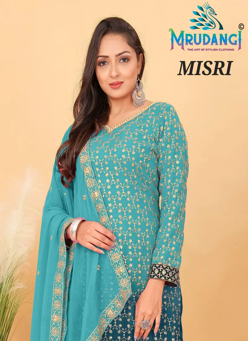 Misri By Mrudangi Kurtis With Bottom Dupatta Orders In India Catalog